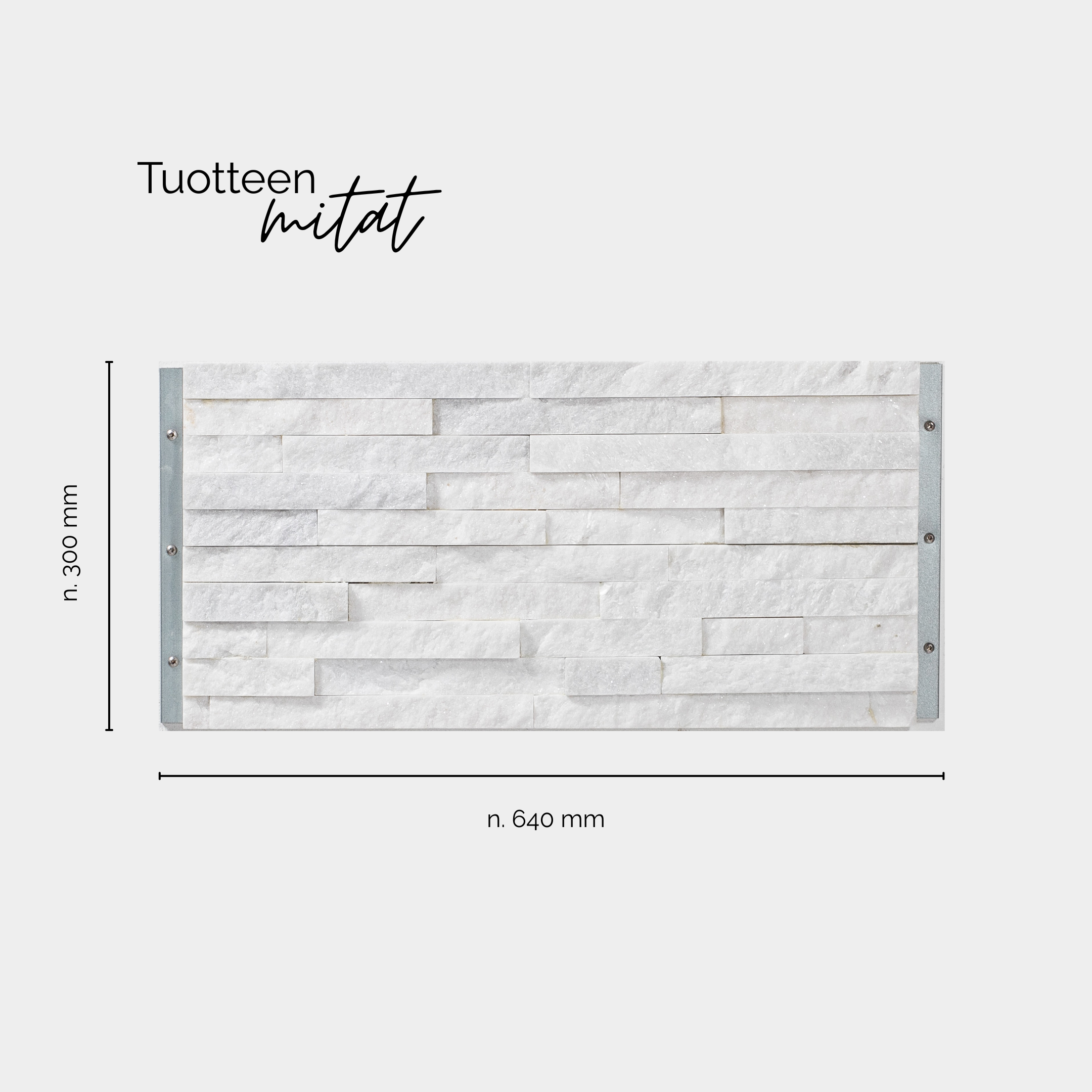 SaunaSeinis, kristallinvalkea