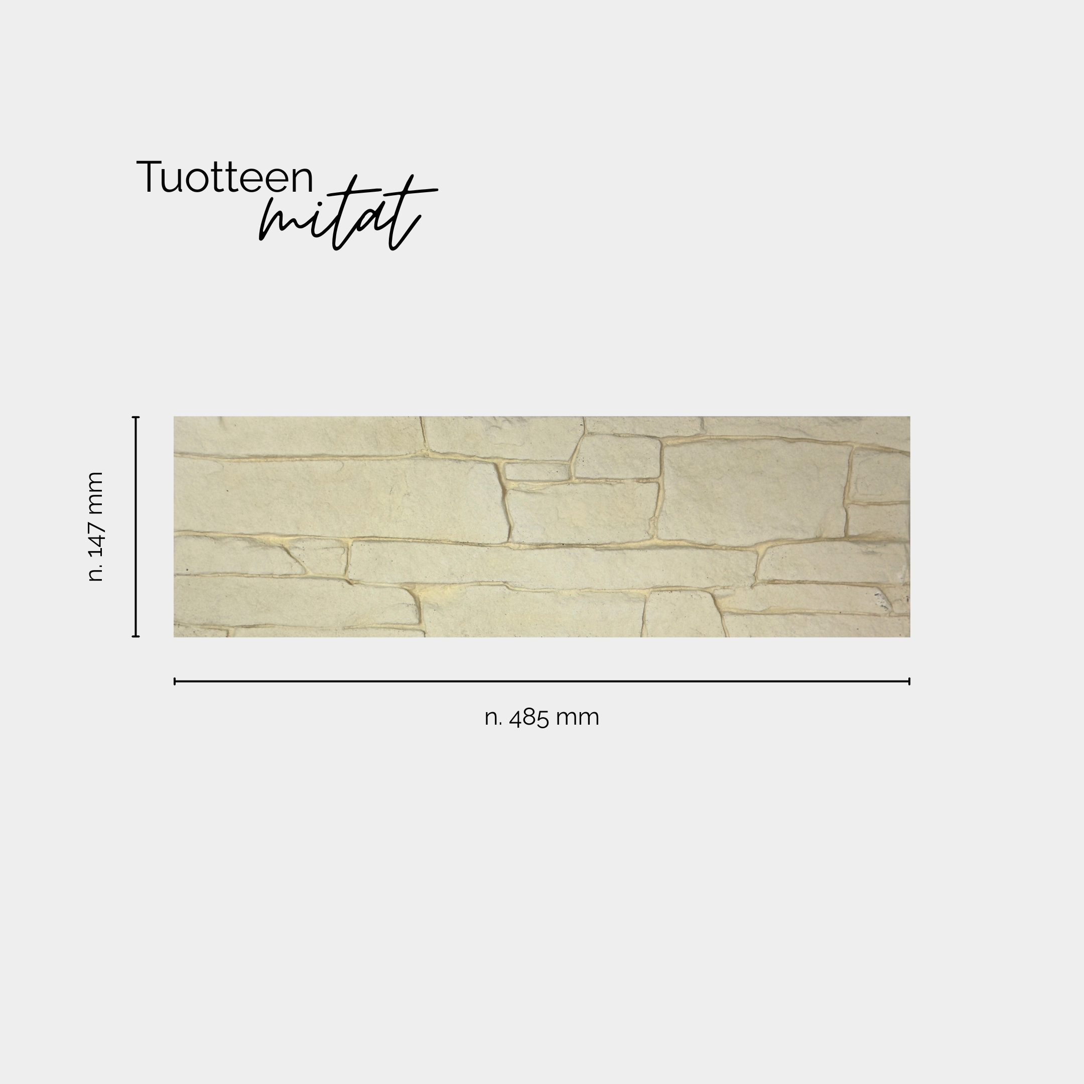 Art Stone kivijäljitelmä, YS-105